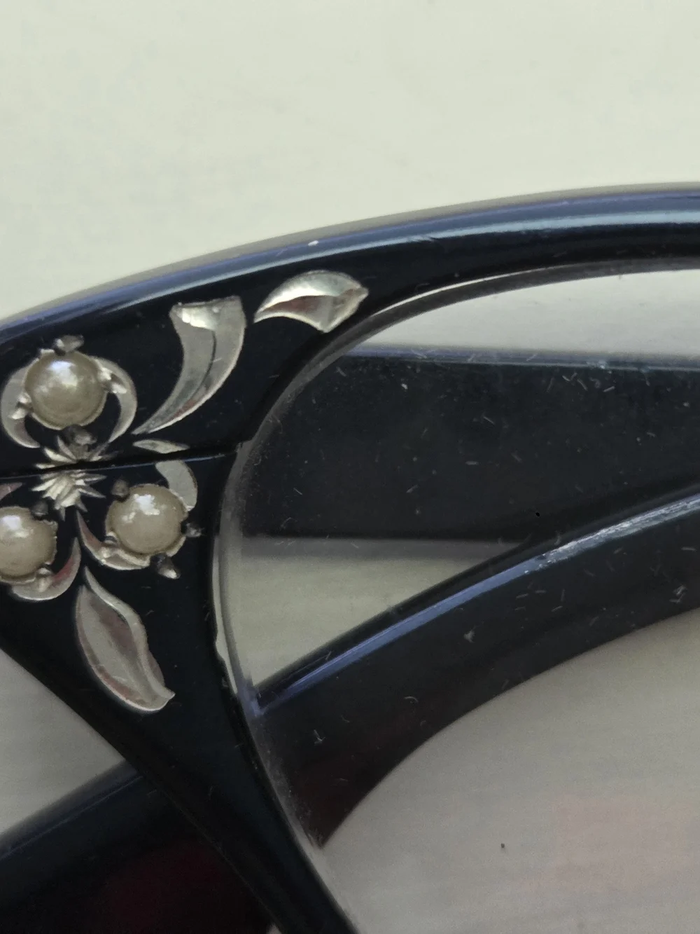 Vitage Cat Eye Tura Glasses With Case